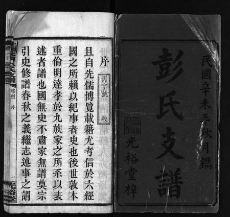 湖南彭氏族谱-上湘北门彭氏支谱 [15卷,首2卷].pdf电子版插图2