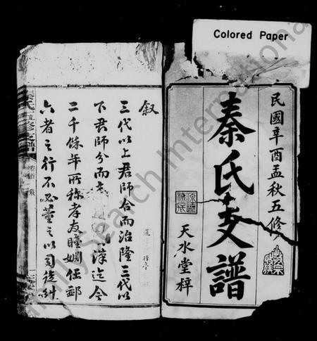 湖南秦氏族谱-秦氏支谱 [5卷,及卷首].pdf电子版插图2