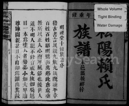 江西赖氏族谱-赖氏明禋堂族谱 [不分卷].pdf电子版插图3