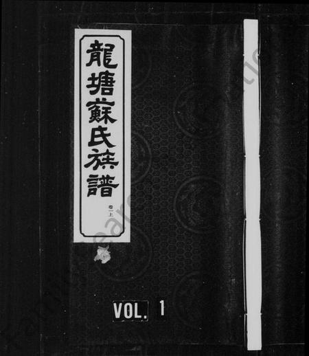 湖南苏氏族谱-龙塘苏氏族谱 [26卷].pdf电子版插图1