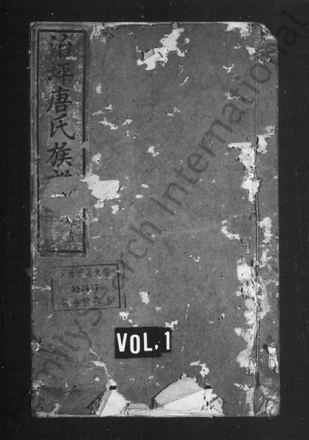 湖南唐氏族谱-唐氏族谱 [12卷].pdf电子版插图1