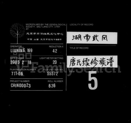 湖南唐氏族谱-唐氏续修族谱.pdf电子版