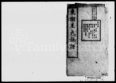 湖南王氏族谱-楚南沩宁东湖王氏六修族谱 [18部].pdf电子版插图1