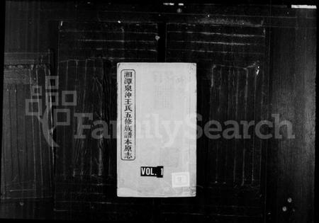 湖南王氏族谱-湘潭泉冲王氏五修族谱本原志.pdf电子版