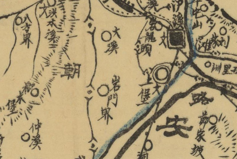 1944年湖南《泸溪县图》插图1 1944年湖南《泸溪县图》插图1