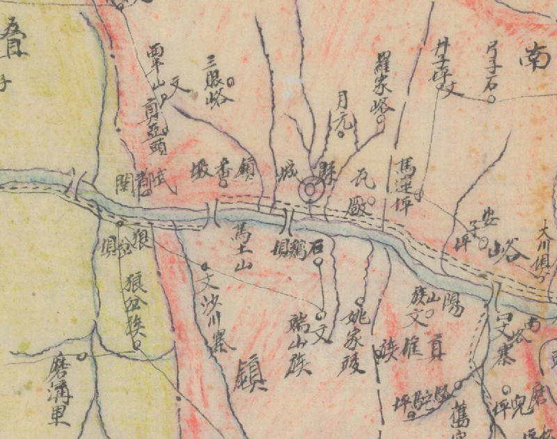 1940年代《甘肃省西固县略图》插图1 1940年代《甘肃省西固县略图》插图1