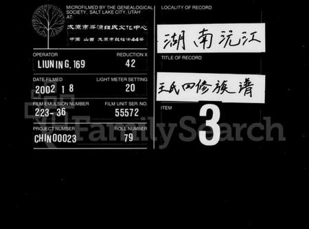 湖南王氏族谱-王氏四修族谱 [12卷,首末各1卷].pdf电子版