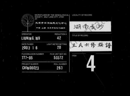 湖南王氏族谱-王氏族谱 [11卷,首3卷,末1卷].pdf电子版