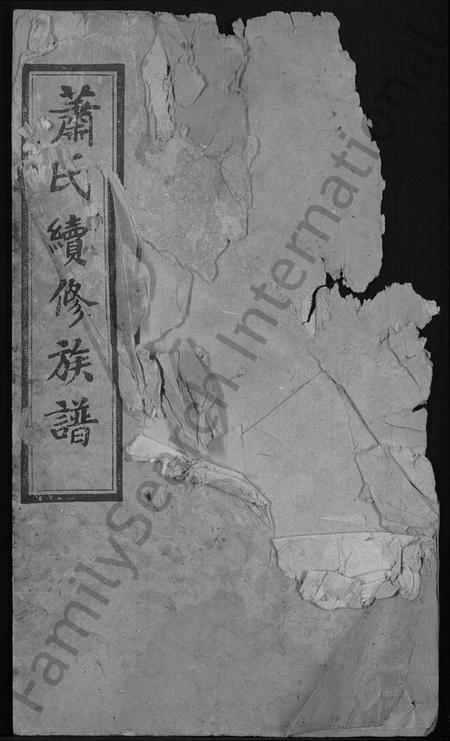 湖南萧氏族谱-萧氏续修族谱 [8卷,首3卷].pdf电子版