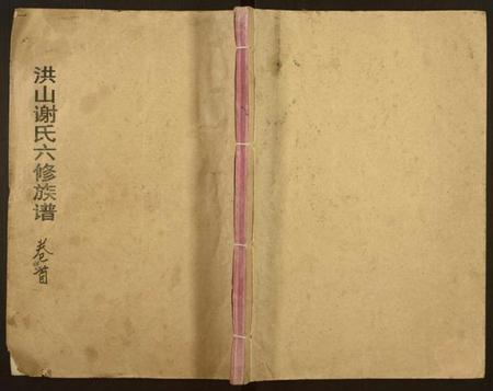 湖南谢氏族谱-洪山谢氏六修族谱[21卷,首1卷].pdf电子版