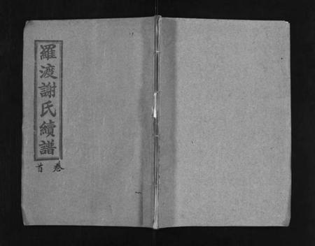 湖南谢氏族谱-罗渡谢氏通谱 [12卷,首1卷].pdf电子版插图1