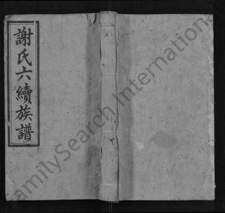 湖南谢氏族谱-谢氏六续族谱 [28卷,首1卷].pdf电子版