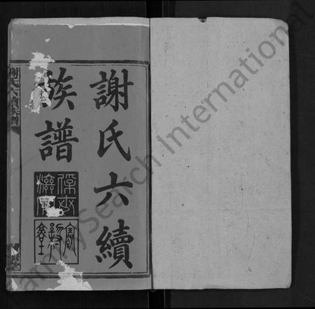 湖南谢氏族谱-谢氏六续族谱 [28卷,首1卷].pdf电子版插图1