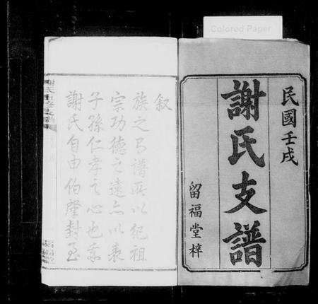 湖南谢氏族谱-谢氏支谱 [14卷,含卷首].pdf电子版插图2