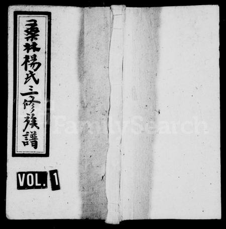 湖南杨氏族谱-桑林杨氏三修族谱 [13卷,首2卷].pdf电子版插图1