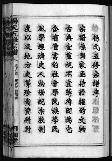 湖南杨氏族谱-杨氏五修宗谱 [13卷,含首2卷].pdf电子版插图2