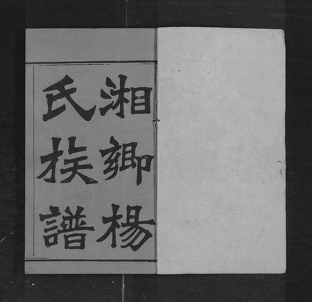 湖南杨氏族谱-上湘桐瑞台杨氏族谱 [22卷,及卷首末].pdf电子版插图1