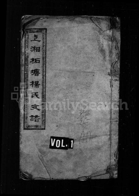 湖南杨氏族谱-杨氏支谱[5卷首1卷].pdf电子版