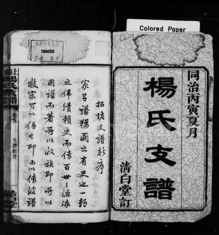 湖南杨氏族谱-杨氏支谱[5卷首1卷].pdf电子版插图1