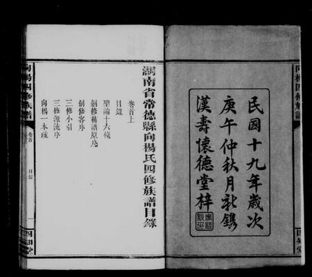 湖南杨氏向氏族谱-杨氏四修族谱 [7卷,首2卷].pdf电子版插图3