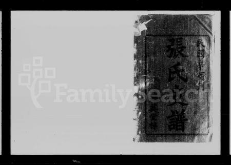 湖南张氏族谱-张氏续修支谱 [16卷,首1卷].pdf电子版插图1