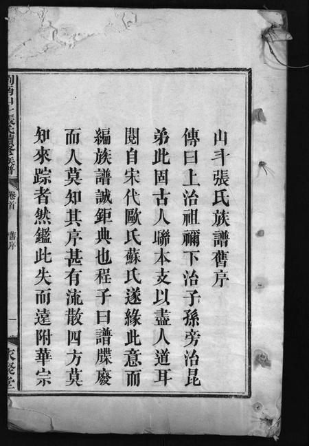 湖南张氏族谱-浏南山斗张氏续修族谱 [20卷,首2卷].pdf电子版插图1