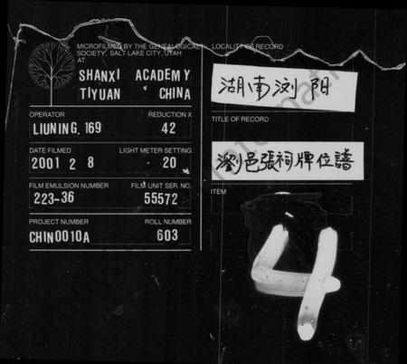 湖南张氏族谱-浏邑张祠牌位谱 [共7卷].pdf电子版