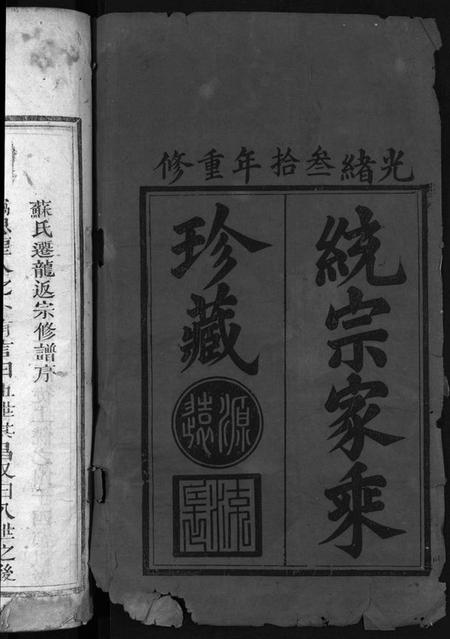 江西苏氏族谱-苏氏宗谱 [残卷].pdf电子版插图1