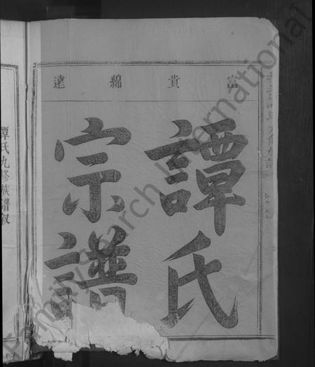 江西谭氏族谱-招携谭氏九修族谱 [不分卷].pdf电子版插图2