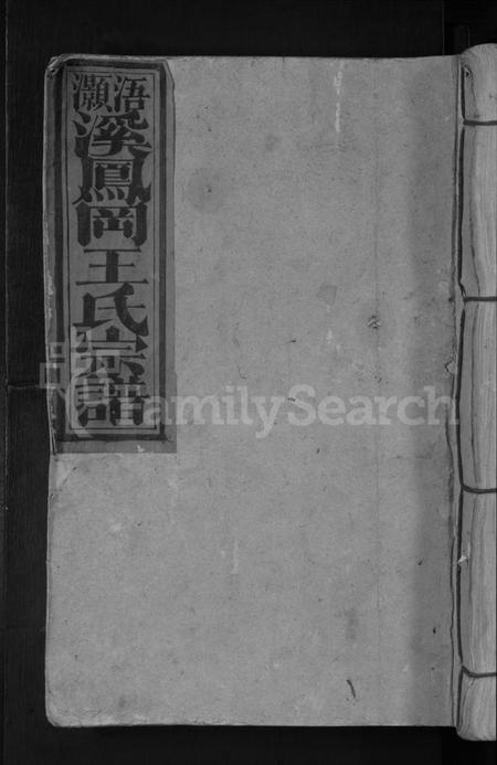 江西王氏族谱-浯灏溪凤冈王氏九修族谱 [不分卷].pdf电子版