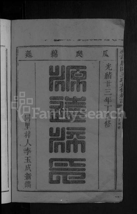 江西王氏族谱-浯灏溪凤冈王氏九修族谱 [不分卷].pdf电子版插图2