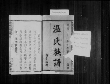 江西温氏族谱-万邑温氏续修族谱 [6卷,前后编各2册].pdf电子版