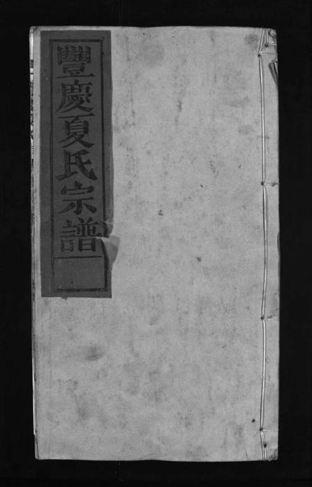 江西夏氏族谱-丰庆夏氏宗谱 [8卷].pdf电子版插图1