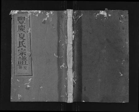 江西夏氏族谱-丰庆夏氏宗谱 [8卷].pdf电子版