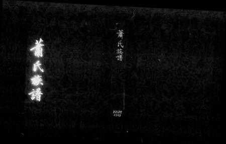 广东、福建萧氏族谱-萧氏族谱.pdf电子版