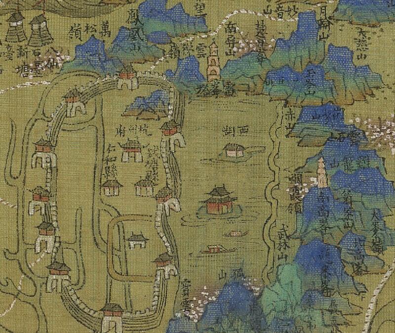 1661至1686年之间《浙江全图》清代绘本缩略图