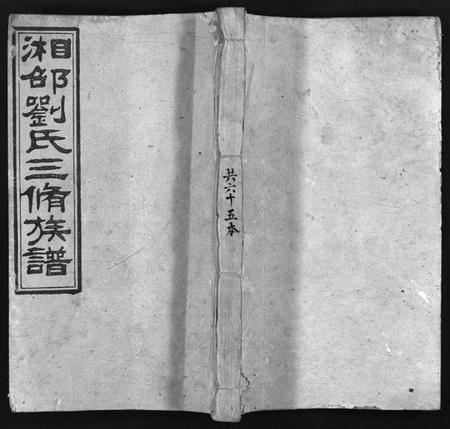 湖南刘氏族谱-湘邵刘氏三修族谱 [55卷,首1卷,殿卷7卷].pdf电子版